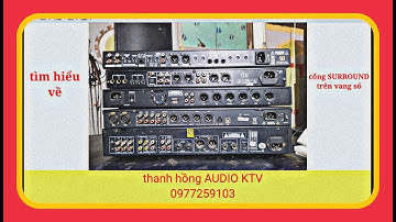 tìm hiểu về cổng SURROUND trên VANG SỐ, Learn about SURROUND port on digital DSP