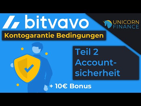 Bitvavo Kontogarantie aktivieren: Richtige Kontoeinstellungen | TEIL 2 | Deutsch