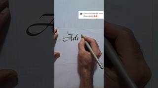 Handwriting Addy With calligraphy