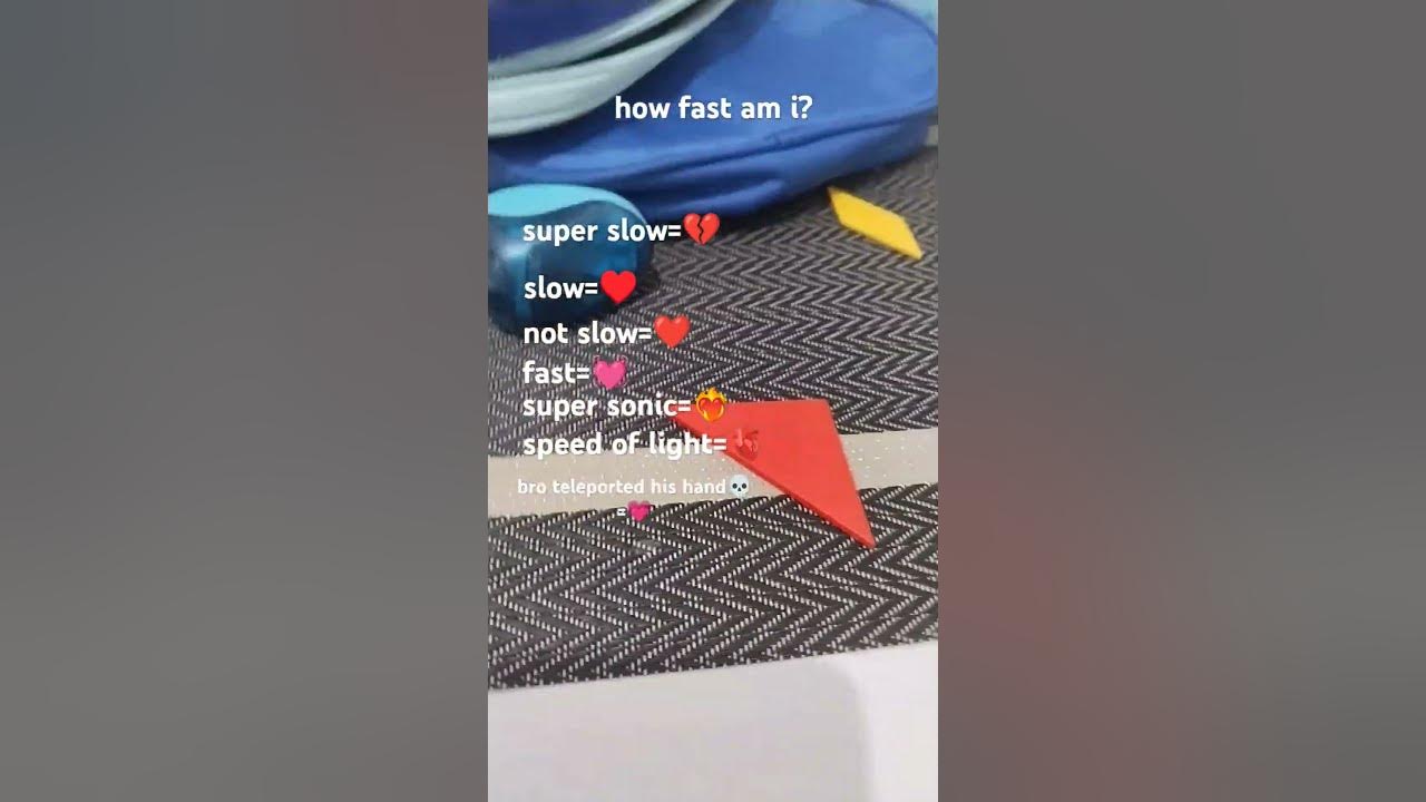 How fast am i trend youtube