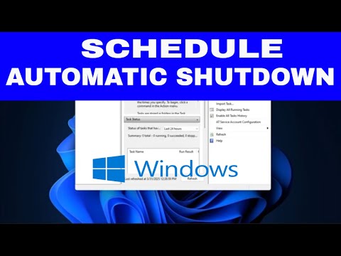 How to SCHEDULE AUTOMATIC SHUTDOWN on Your Windows Computer