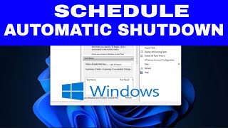 How to SCHEDULE AUTOMATIC SHUTDOWN on Your Windows Computer News