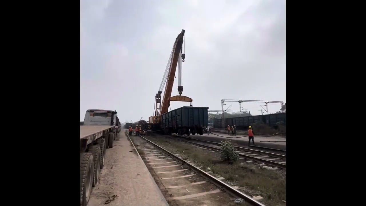 Jai hanuman 140 ton crane 🏗️ SCR RAILWAY 