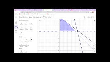 Ejercicio de Programación Lineal-En Geogebra
