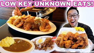 LOW KEY UNKNOWN SPOTS in Honolulu! || [Oahu, Hawaii] Japanese Curry, Okinawan Noodles, and More!