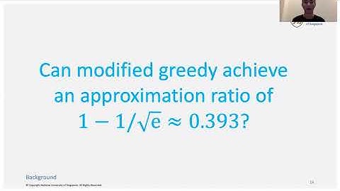 5B 1  Revisiting Modified Greedy Algorithm for Monotone Submodular Maximization with a Knapsack Cons