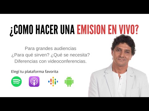 ¿Cómo hacer una emisión en vivo a grandes audiencias?