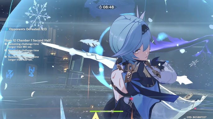 Eula C0 Dances Through 1 5 Abyss Floor 12 F2p Genshin Impact Youtube