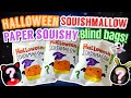 OPENING DIY HALLOWEEN SQUISHMALLOW PAPER SQUISHY BLINDBAGS!! FLOWAWEEN EPISODE 2