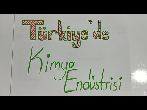8.Sınıf Fen Bilimleri - Türkiye'de Kimya Endüstrisi