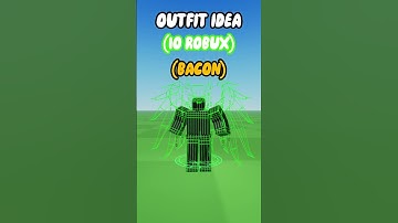 Roblox Bacon Outfit Idea FOR 10 ROBUX🤑