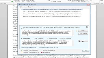 Check and Update Citation Formats - Lexis® for Microsoft® Office