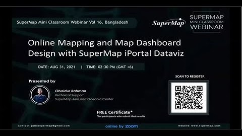 Online mapping and dashboard making using SuperMap iPortal