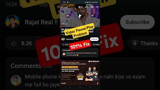 Youtube video pause problem | youtube pause problem android problem solve | youtube bug