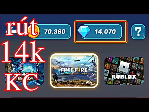 Tốp 2 App Rút KC Free Fire Mới Nhất 2021 | Kiếm Tiền Online Miễn Phí