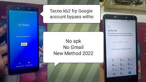 Tecno KB2 frp bypass without PC no aap no youtube option