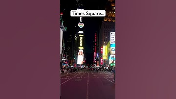 Thumbnail of Watching @h1t1 on the Times Square…  (FAKE) #shorts