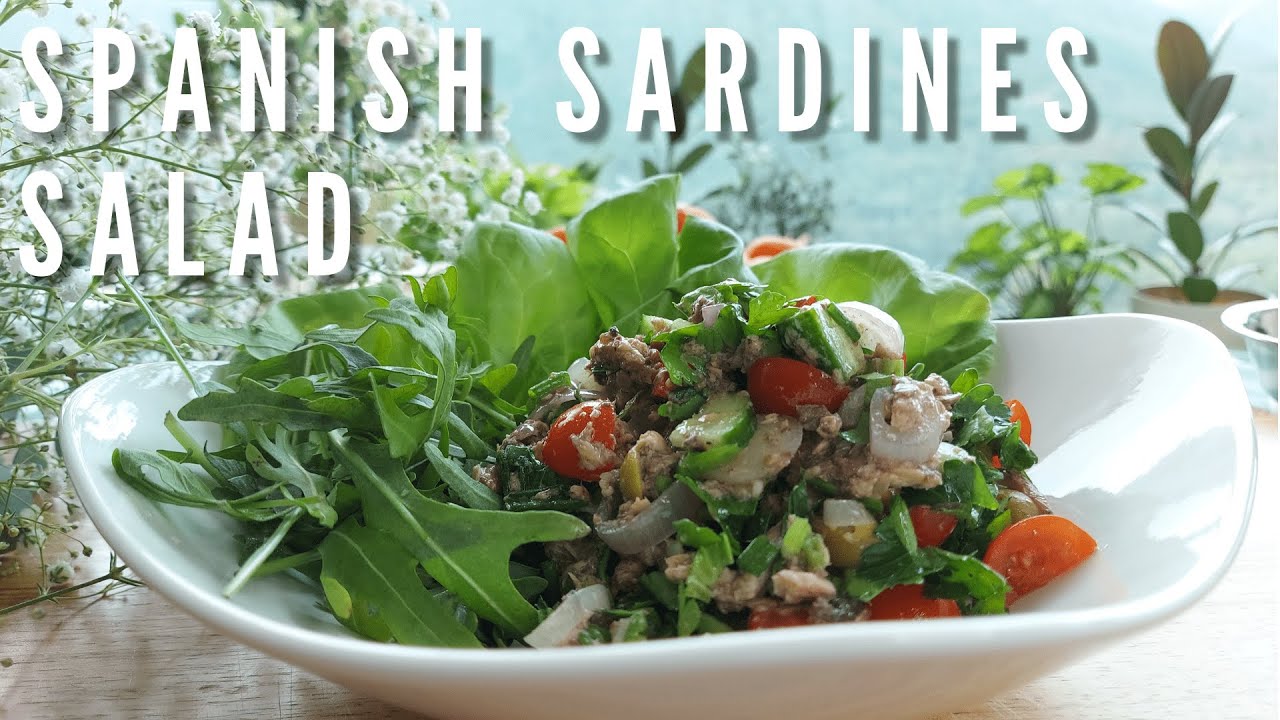 Spanish Sardines salad - YouTube