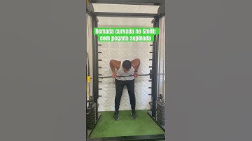 Remada curvada no Smith com pegada supinada - prof. Matheus Gomes