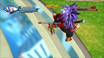 Dragon Ball Xenoverse: Mirai Trunks SSJ4 Gameplay (Mod PC)