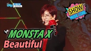 [HOT] MONSTA X - Beautiful, 몬스타엑스 - 아름다워 Show Music core 20170408 Resimi