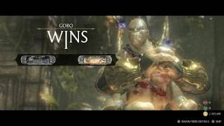 Mortal Kombat XL dragon fangs Goro online ranked 1v1 1% yee