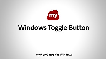 Whiteboard for Windows - Toggle Button