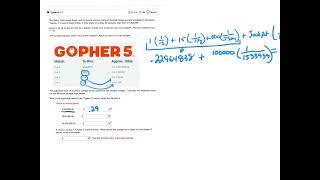 expected value gopher 5
