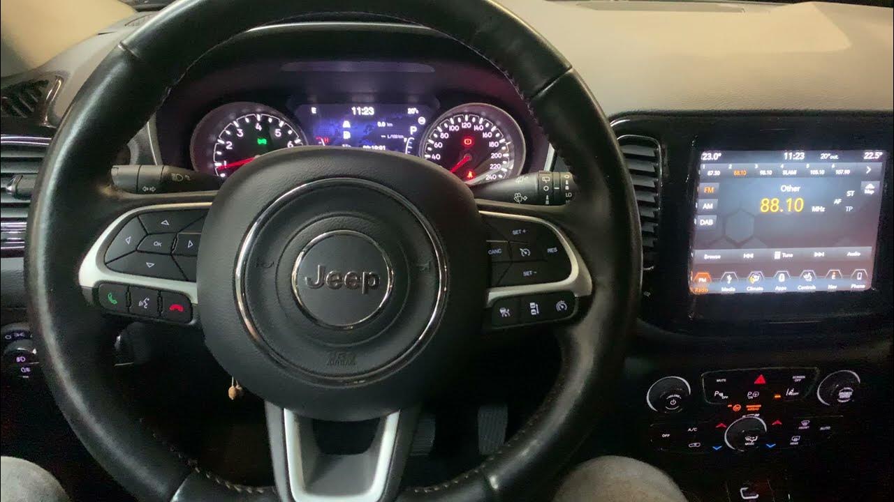 Jeep Compass change menu language - YouTube