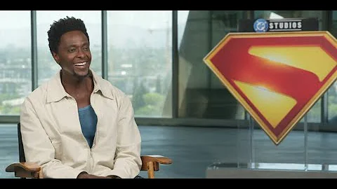"Mr. Terrific" actor Edi Gathegi gets a SUPERMAN movie surprise!