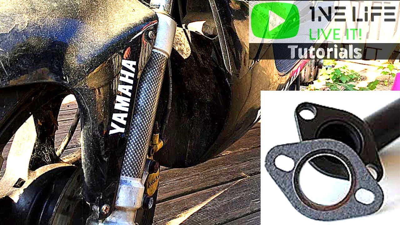Yamaha Aerox Easy Exhaust Gasket Repair Fix Blowing Exhaust YouTube
