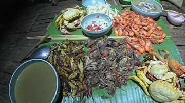 #844. Dag 6 in het regenwoud, heerlijk diner, jungle-avontuur