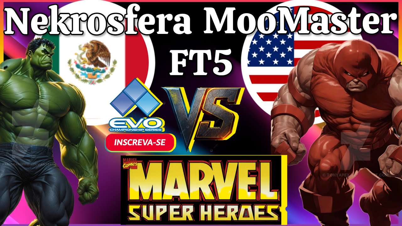 Marvel Super Heroes ✅((MX .Nekrosfera🆚MooMaster. US))🥋-FT5-🥋Fightcade2🥊Online🎮CLASSICO 🎦TOP!!!🔴▶️👀
