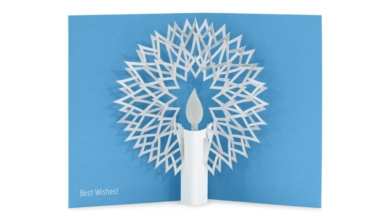 Radiant Candle Holiday Pop-Up Cards - Set of 8| MoMA Design Store