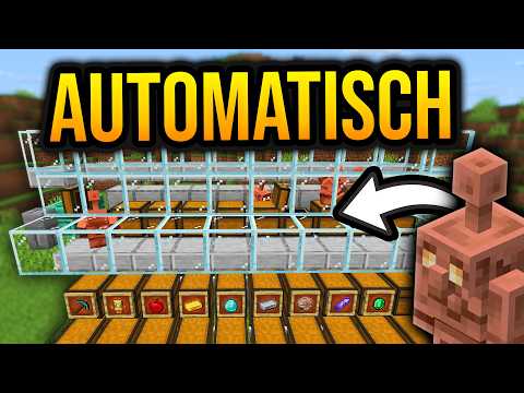 AUTOMATISCHES KUPFER GOLEM LAGER BAUEN (TUTORIAL) ✨ Minecraft Java & Bedrock 1.21