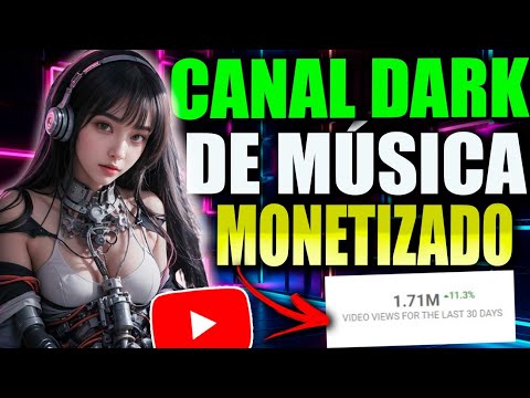 URGENTE 🚨 Canal Dark de MÚSICA MONETIZADO da FORMA correta