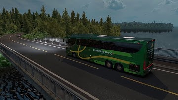 Euro Truck Simulator 2 Bus trip to Hirtshals with Irizar I8 Volvo 6x2