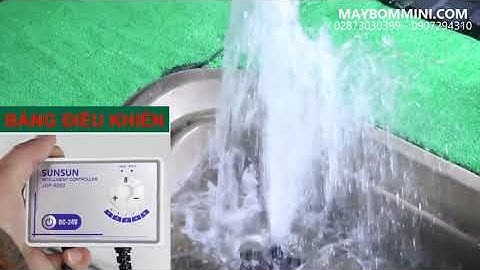 Máy bơm chìm hồ cá thác nước 24V 60W 6000L SUNSUN JDP-6000