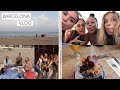 GIRLS TRIP TO BARCA VLOG PT.1!! BEAUT APARTMENT TOUR & DELIVEROO ON THE BEACH | Adina May