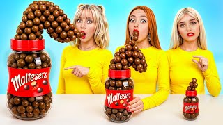 Big, Medium and Small Plate Challenge | Awesome Kitchen Hacks by Candy Land