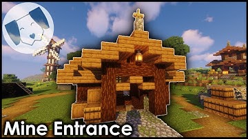 Minecraft: Mine Entrance/Hut Tutorial!