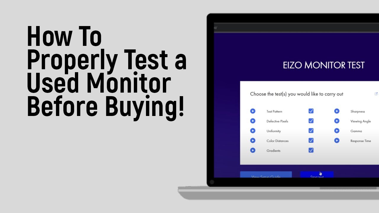 How to Properly Test a Used Monitor Before Buying [easy]