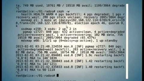 [Linux.conf.au 2013] - Ceph object storage, block storage, file system, replication...