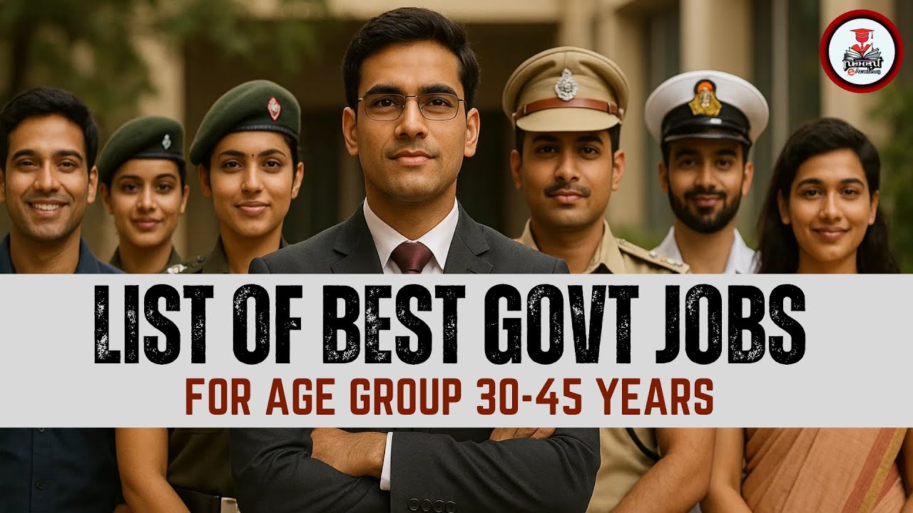 List of Officer level govt jobs Vacancies with maximum age limit 32 to 45 years | Nishant eAcademy