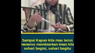 1 minute Booster Ceramah Pendek  Ustadz Khalid Basalamah Iman Baja.mp4
