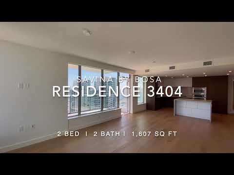 Savina 3404 Luxury Condo Residence by BOSA in Downtown San Diego