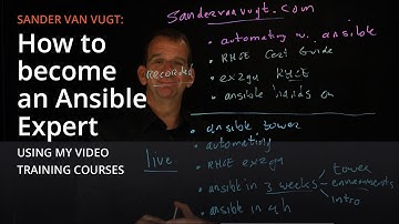 How to become an Ansible expert - Learn Ansible with my video training courses