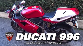 Ducati 996 Termignoni - accensione invernale. Togliamo le ragnatele al Ducatone!