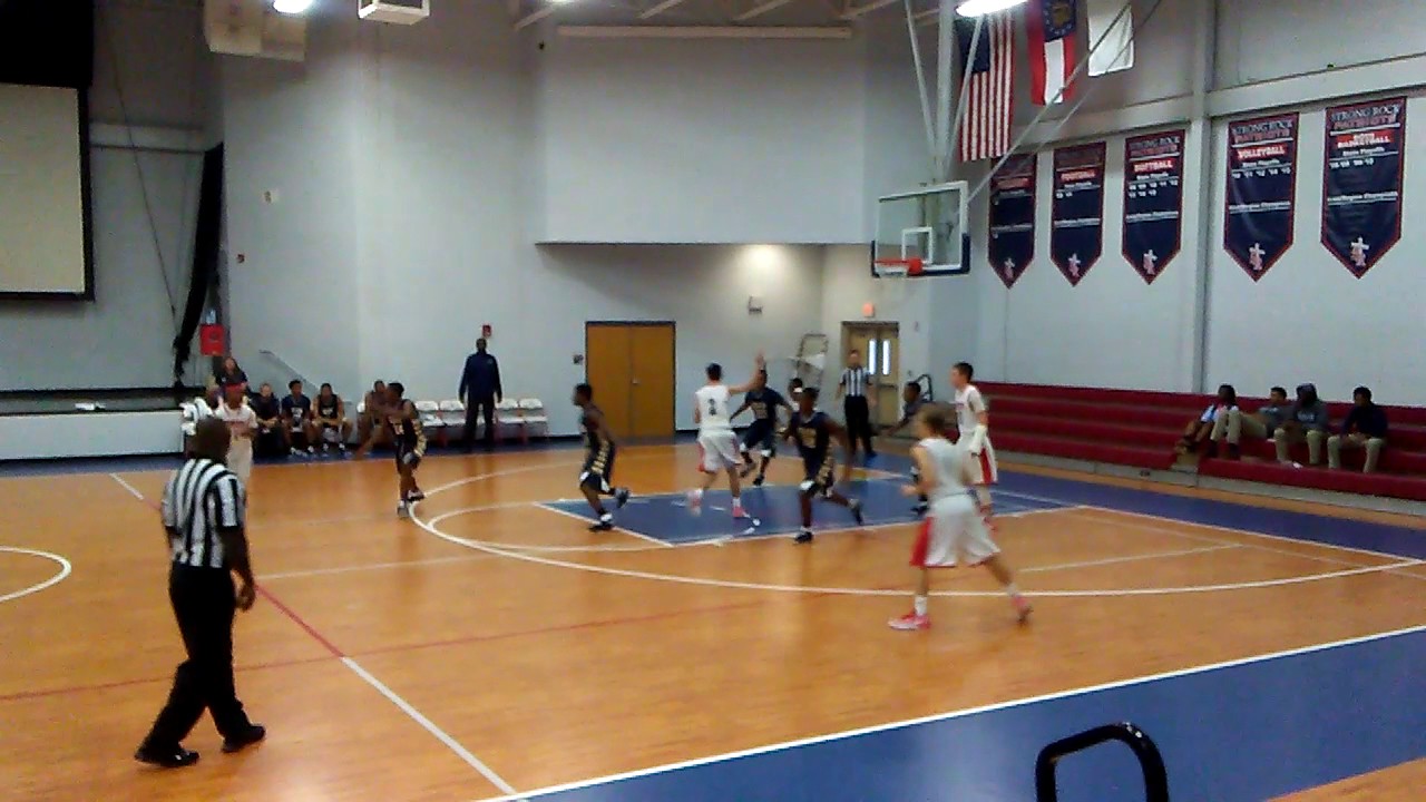 JeKobe Coleman #5 guard with the ELCA Chargers scores more points than the whole opposing team!!