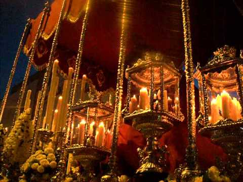 Hermandad Sacramental de Nuestra Señora de la Medalla Milagrosa y Cofradía de Nazarenos de Nuestro Padre Jesús de la Esperanza en el Puente del Cedrón, María Santísima del Rosario y San Juan Evangelista
